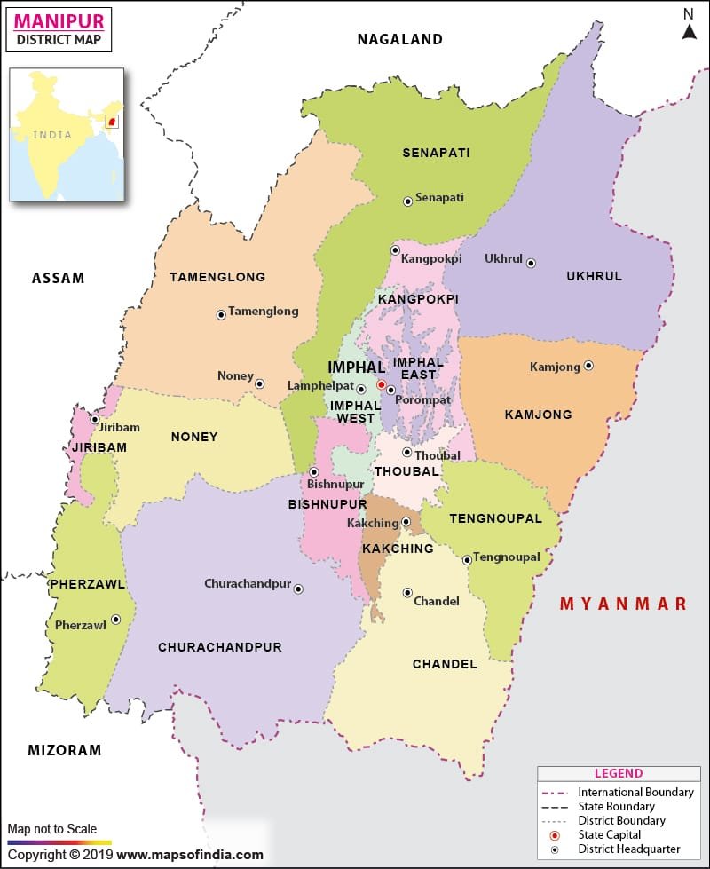 manipur district map