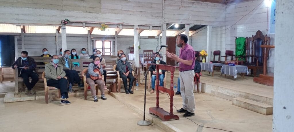 Ukhrul district Medical department held COVID-19 awareness camp at Ngahui 3 WhatsApp Image 2020 09 30 at 12.47.12 AM 1