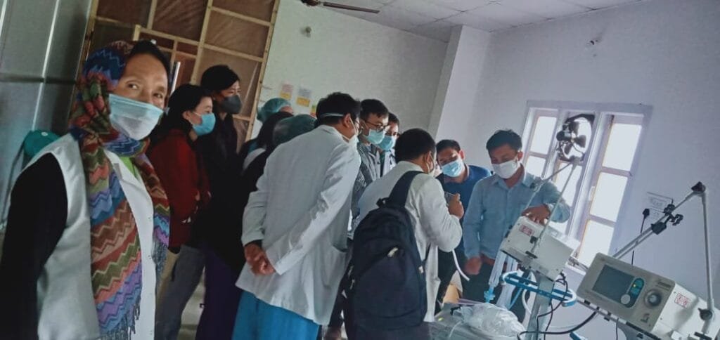 Ukhrul District Hospital Covid Isolation Ward gets 6 new ventilators 1 1603722181692