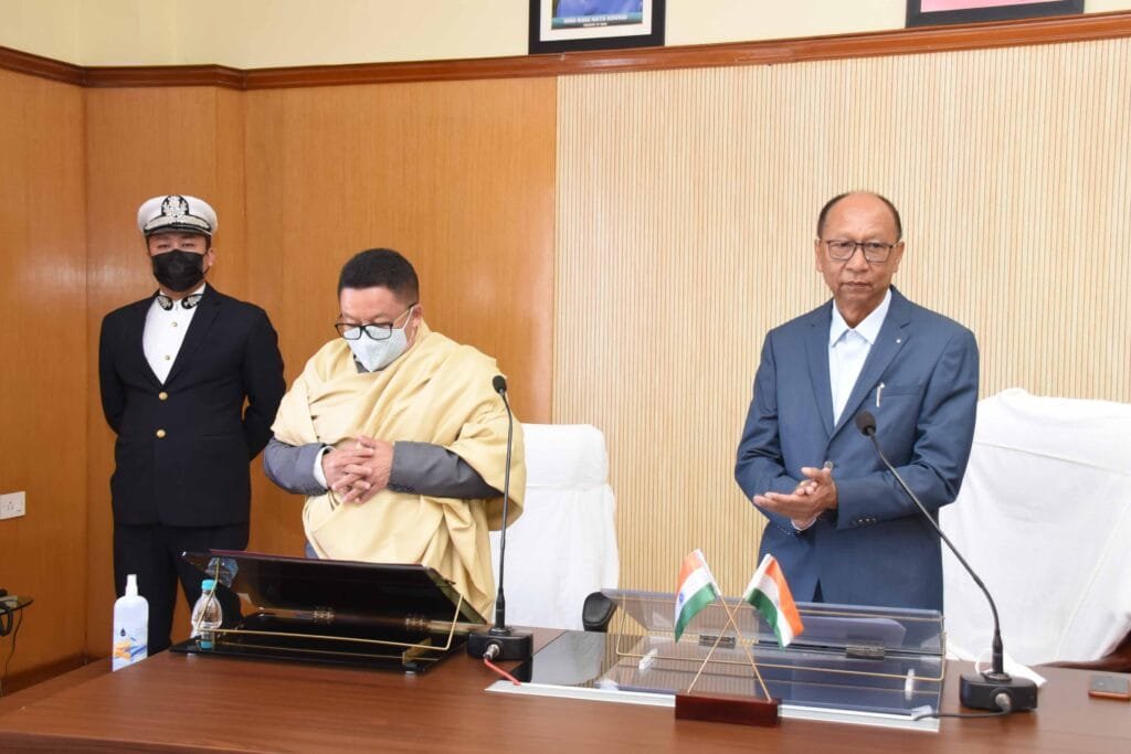 Biren Singh government welcomes M Rameshwar, Kakching constituency MLA 4 DSC 0427