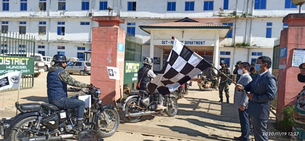 Bike rally held in Ukhrul town to create COVID-19 safety awareness 2 Bike Rally