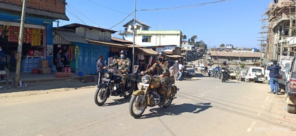 Bike rally held in Ukhrul town to create COVID-19 safety awareness 7 Bike Rally
