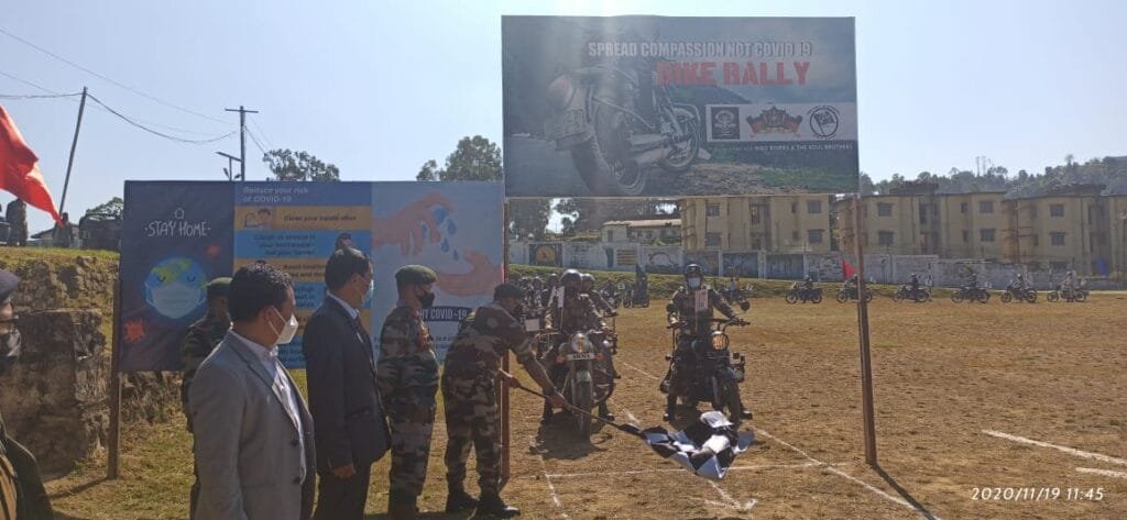 Bike rally held in Ukhrul town to create COVID-19 safety awareness 5 Bike Rally