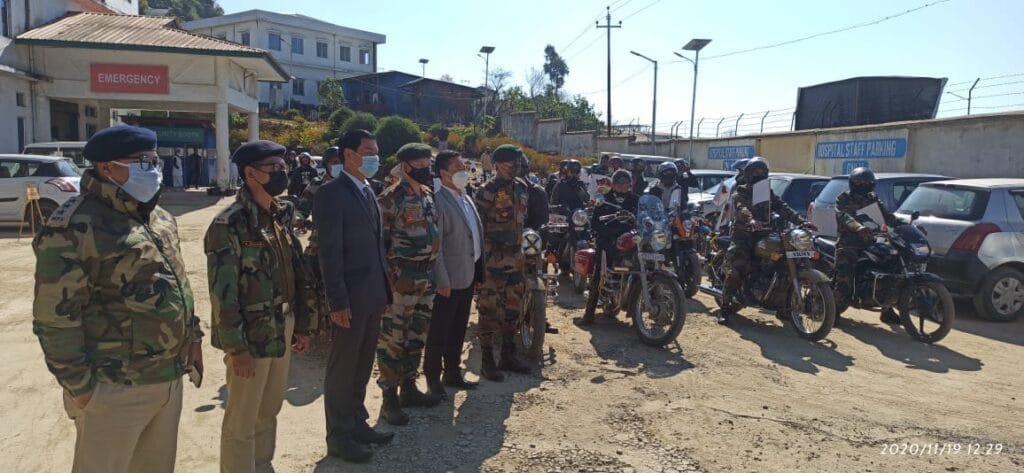 Bike rally held in Ukhrul town to create COVID-19 safety awareness 3 Bike Rally