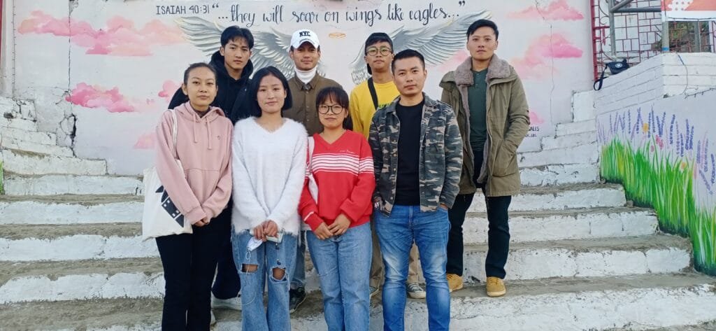 Ukhrul Town Beautification by young SALIS artists 7 IMG 20201212 153250