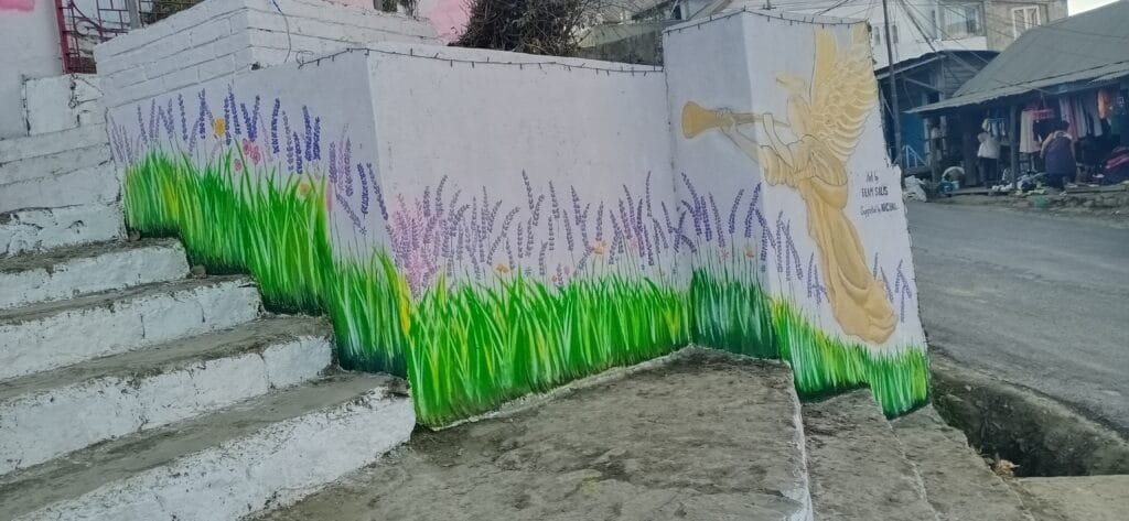 Ukhrul Town Beautification by young SALIS artists 2 IMG 20201212 153426 1