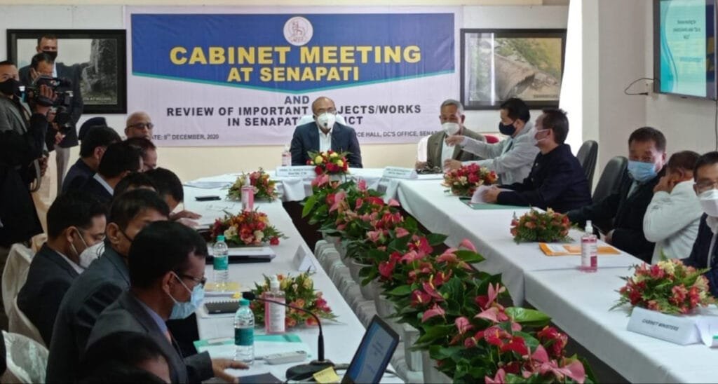 CM inaugurates multi developmental projects at Senapati: holds cabinet meeting 2 WhatsApp Image 2020 12 09 at 7.10.55 PM 1