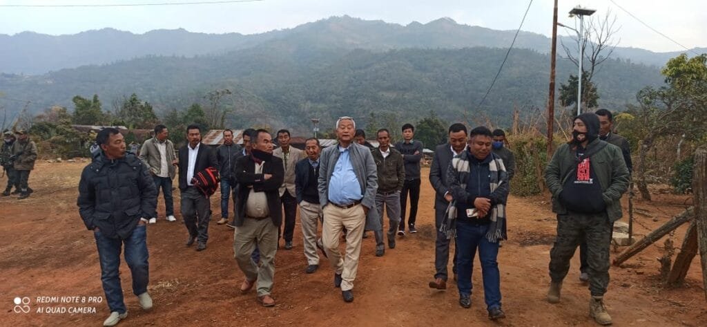 "Government is very much alive and so am I,” Chingai MLA Khashim Vashum tells Ukhrul’s hamlet residents 2 WhatsApp Image 2021 01 23 at 1.19.13 PM