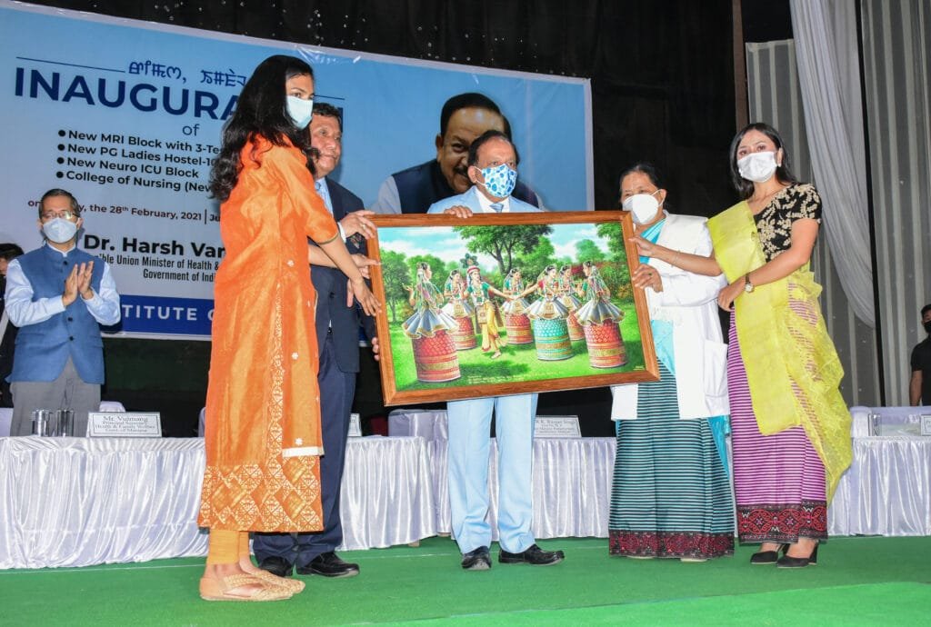Dr Harsh Vardhan, Union Minister in Imphal, assures boost in health sector 3 UN 4