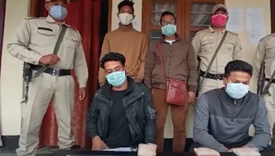 Two alleged drug peddlers arrested with drugs worth over Rs 20.50 lakh in Imphal