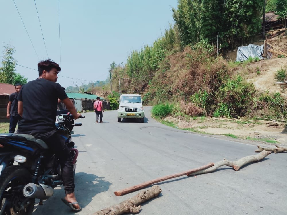 Hill tribal students in Manipur impose bandh 2 Ukhrl 3