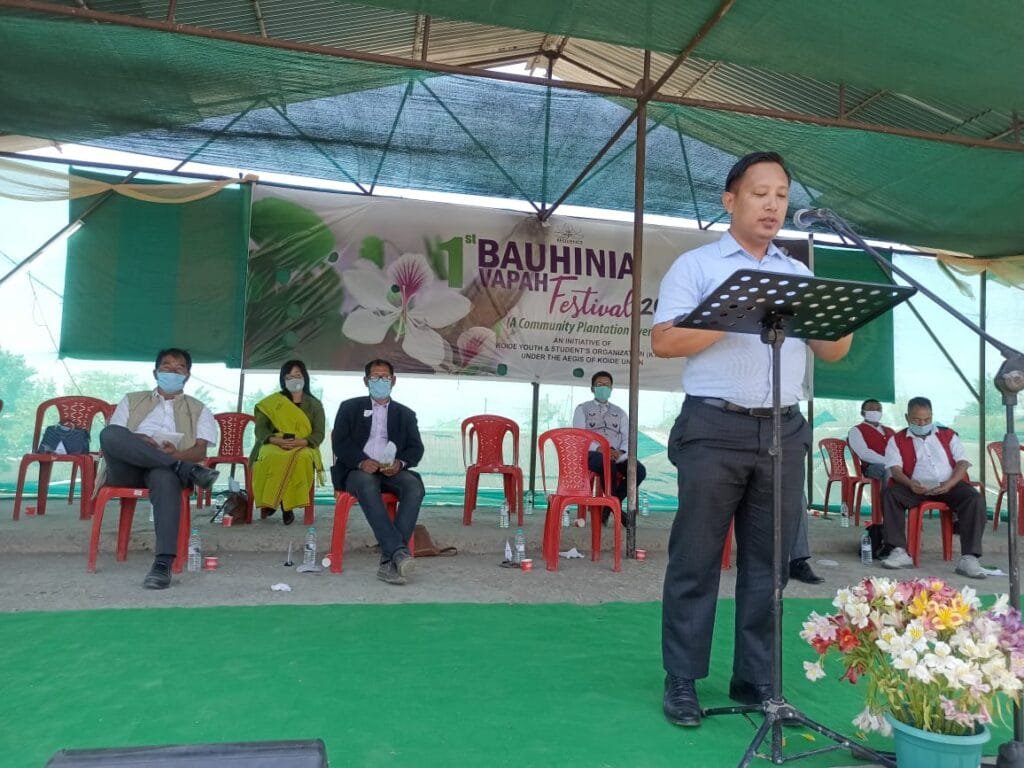Inspired by COVID-19 recovered Patients planting trees, 1st Bauhinia (Vapah) Festival 2021 observed at Koide village 2 WhatsApp Image 2021 04 26 at 8.32.26 PM