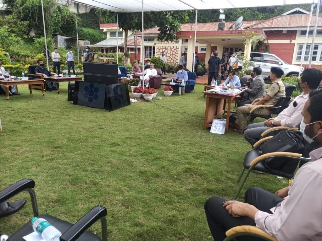 CM N Biren attends review meeting of Covid-19 at Senapati 2 WhatsApp Image 2021 05 24 at 6.53.14 PM