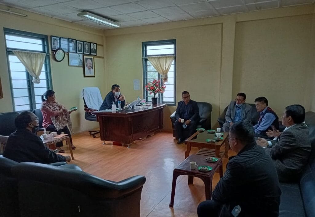 UADC Caretaker chairman hands over one BLS ambulance each to Ukhrul and Kamjong dist hospitals 2 WhatsApp Image 2021 06 19 at 6.25.35 PM