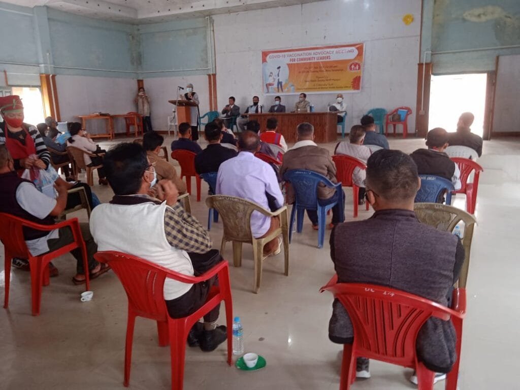 Covid-19 vaccination advocacy meeting for community leaders held at Ukhrul 2 7A7F8904 B59F 4277 9593 D7EDEA19A4BE