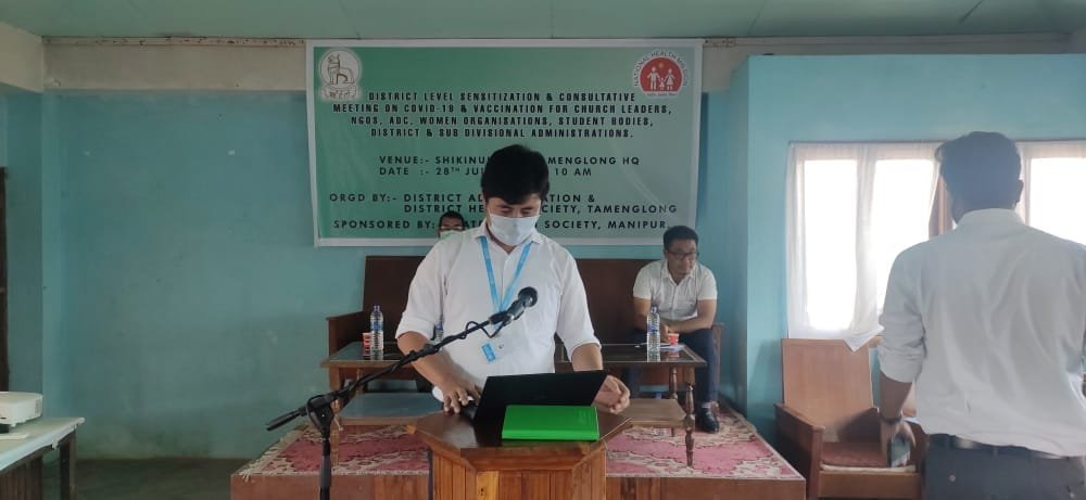 COVID-19 Vaccination, Sensitisation & Consultative meeting held in Tamenglong 2 WhatsApp Image 2021 07 28 at 1.33.50 PM 1