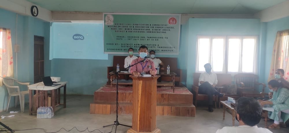 COVID-19 Vaccination, Sensitisation & Consultative meeting held in Tamenglong 3 WhatsApp Image 2021 07 28 at 1.33.51 PM 1 1