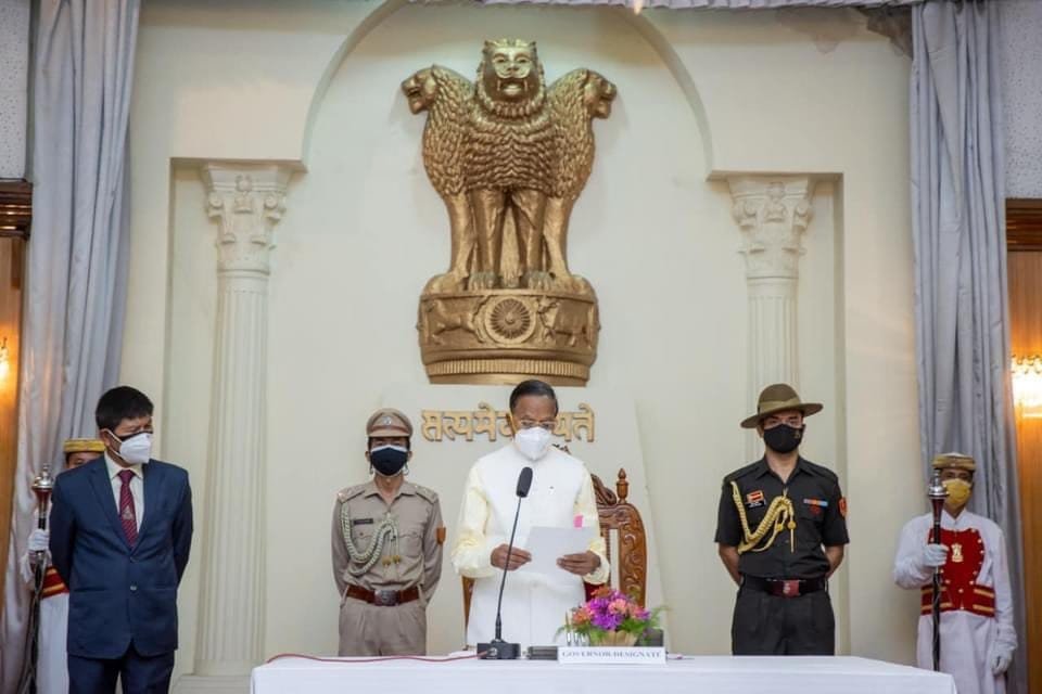 Ganga Prasad sworn in as Manipur Governor-designate 2 E8lRX69UcAI08OF