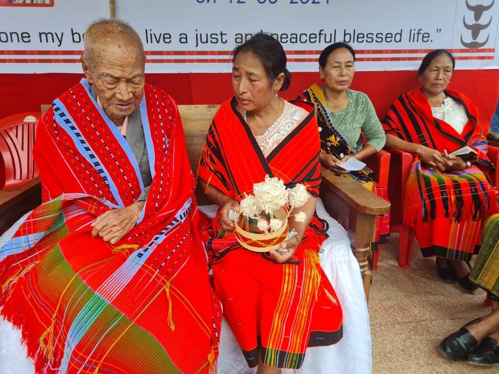 Qr. Longyao Vashum of Marem Village Celebrates 100 years 2 WhatsApp Image 2021 08 12 at 2.29.16 PM