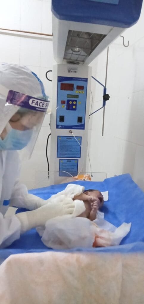 First Covid Positive Woman gives birth by Caesarean in Dist Hospital Ukhrul 2 WhatsApp Image 2021 09 11 at 9.31.40 PM 1