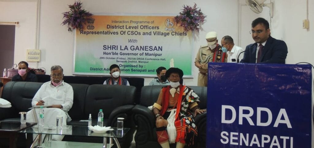 State Governor Visits Senapati; DC, Addl. SP, CSOs Highlight Dist Activities 2 Governor La Ganesan