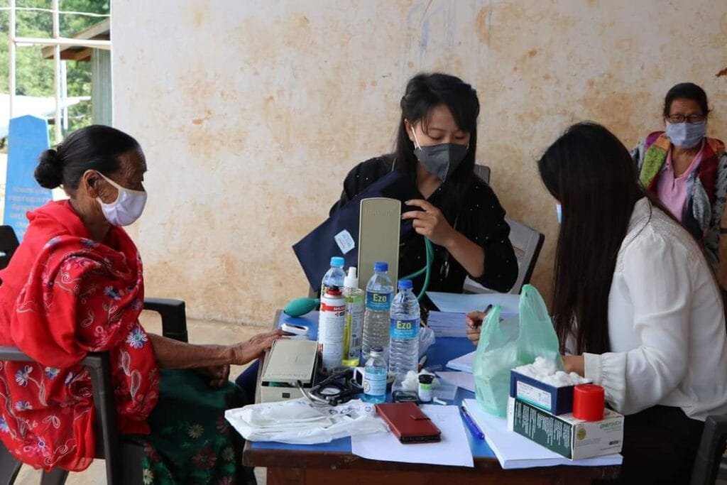 Ningam Chamroy's First Day of Free Medical Camp at Halang Village Benefits 600 Villagers 3 WhatsApp Image 2021 10 03 at 11.42.13 AM