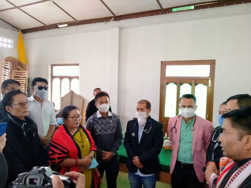Manipur BJP Chief, A Sharda Visits Ukhrul District as Part of 'Thambal (Lotus) Campaign' 2 WhatsApp Image 2021 10 21 at 4.52.33 PM