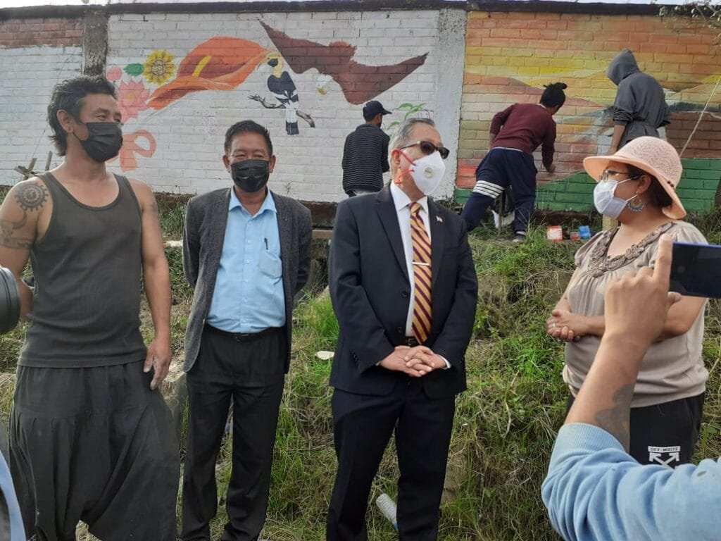 Ukhrul Town Gets a Face-lift with Project 'Paint Ukhrul' 2 WhatsApp Image 2021 10 23 at 3.58.50 PM