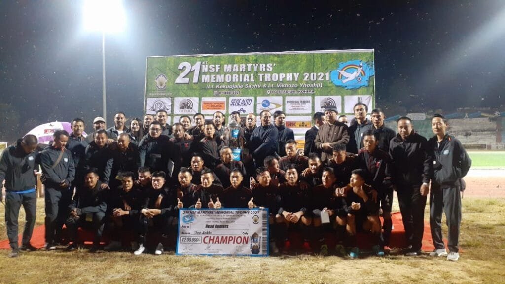 Head Hunters Lifts 21st NSF Martyrs’ Memorial Trophy 2021 at Kohima 2 21st NSF Martyrs Memorial Trophy 2021 1