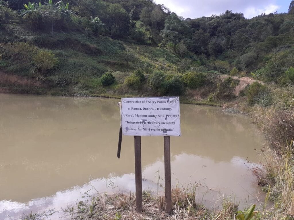 NEC Project Implemented by ICAR, Manipur Centre/KVK, Ukhrul, NEH Region Inspects at Ramvaa, Hungpung 3 NEC visit Ramvaa and Hungpung 1