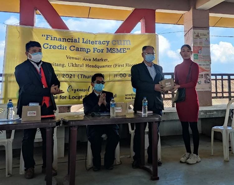 Vocal for Local and SBI Ukhrul organises Financial Literacy cum Credit Camp for MSME 2 Vocal for Local and SBI meet