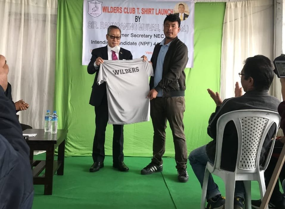 Wilders Club T-Shirt launched by Ram Muivah IAS (Retd), Basketball tournament from Dec 16-18 3 Wilders with Ram Muivah
