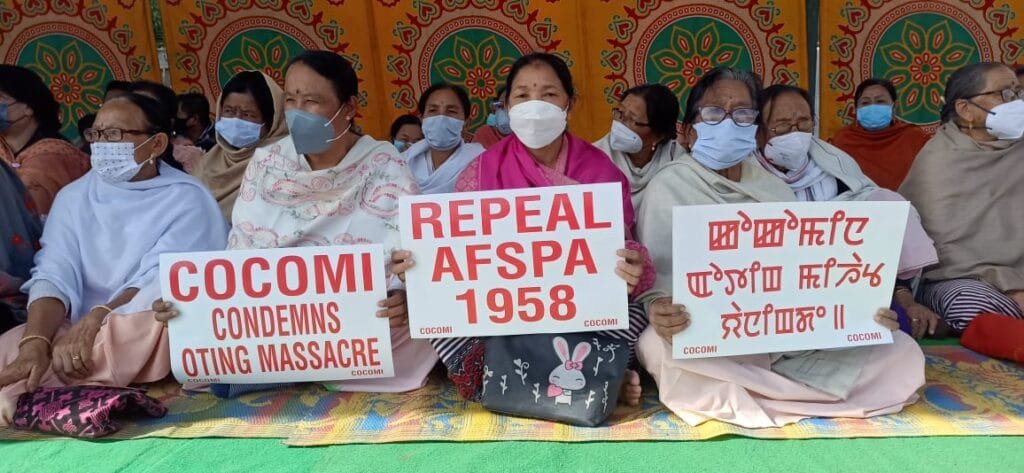 AFSPA protest in Imphal