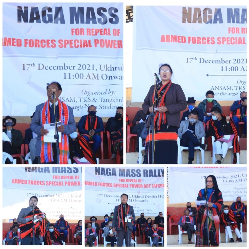 Ukhrul mass rally: Nagas demand immediate repeal of AFSPA, justice for Oting massacre & crime against Nagas 2 WhatsApp Image 2021 12 17 at 5.12.06 PM 1