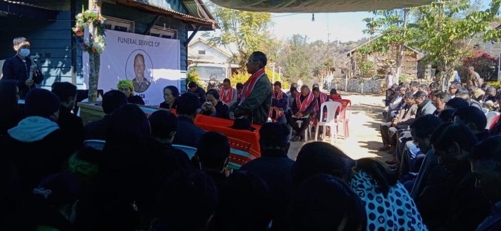 MLA Aza A Shimray laid to rest, His native Chingjaroi CV and Chingai area paid last tribute 1 Aza Shimray 1