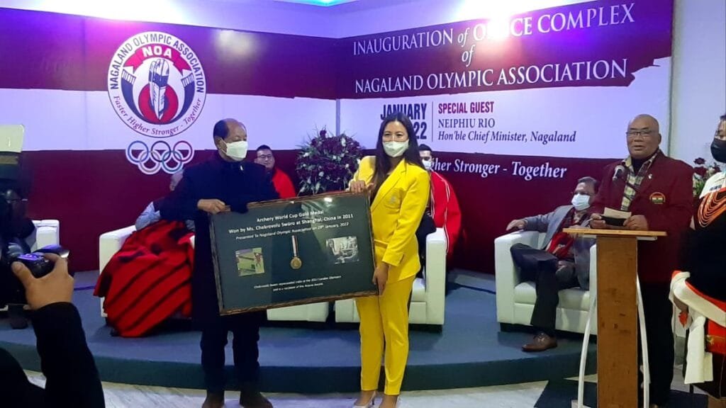 CM inaugurates Nagaland Olympic Association office complex