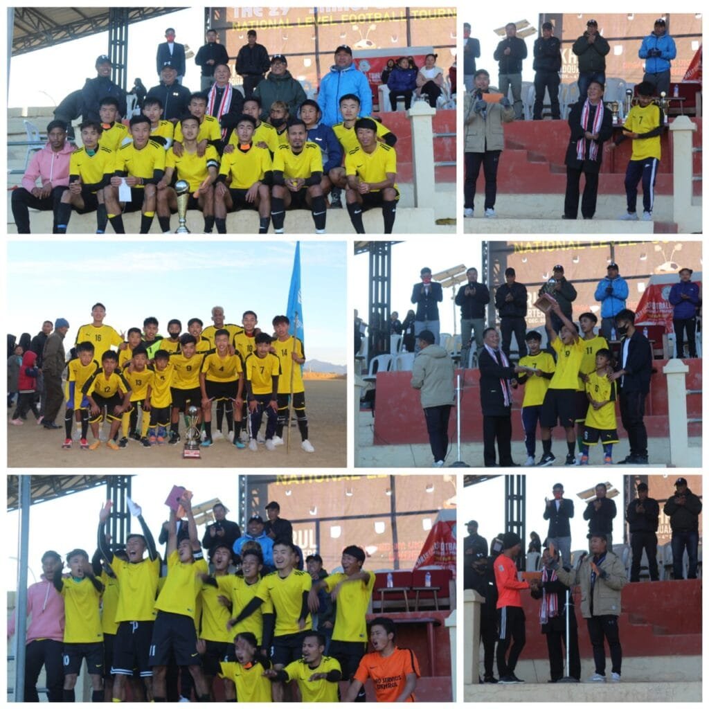 PBC Christmas football tournament 2021 held 2 PBC Christmas football tournament 1