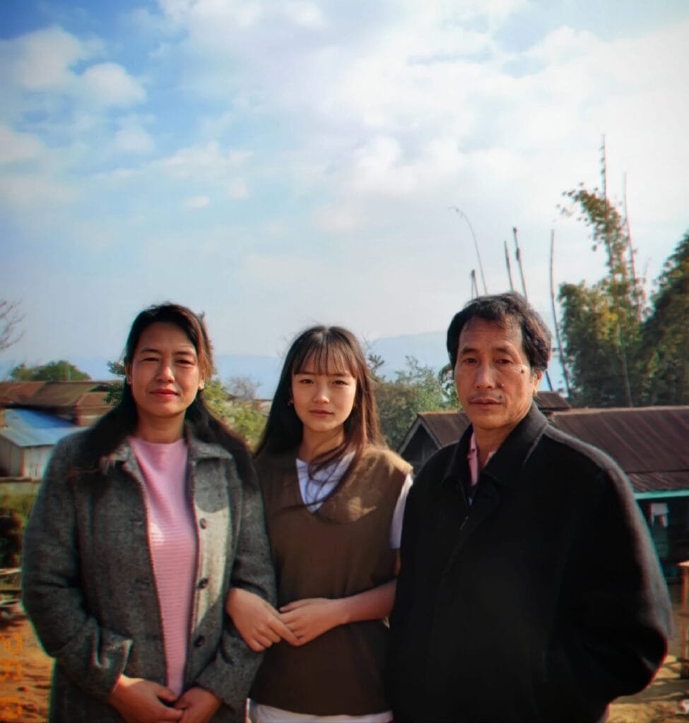 Ukhrul's very own daughter, Solan Jajo is all set to represent Manipur at the national level in Jr Women's Fitness 1 Solan Jajo family