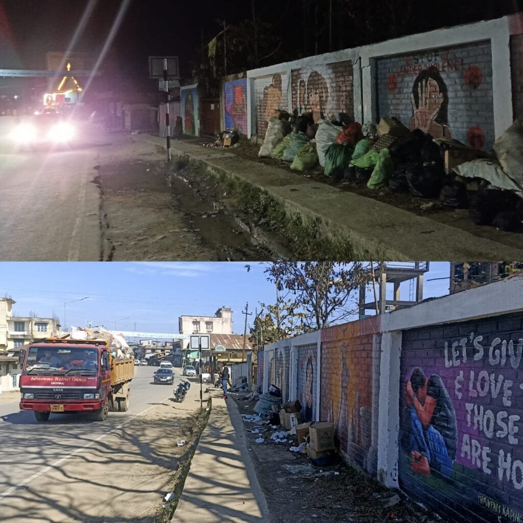 ADC Ukhrul: Collective effort to keep Ukhrul free from garbage pile 1 Ukhrul garbag 1