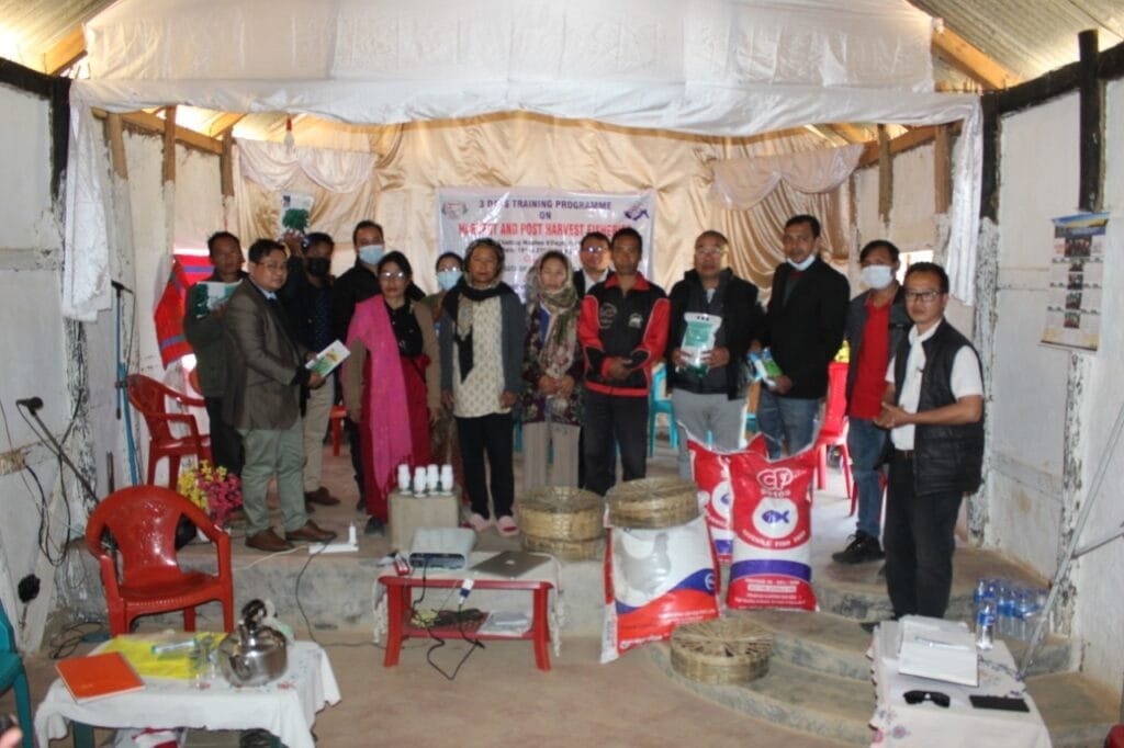 Three-day training on fishery farming organised at Chadong village 3 Mapithel Newgen farmers