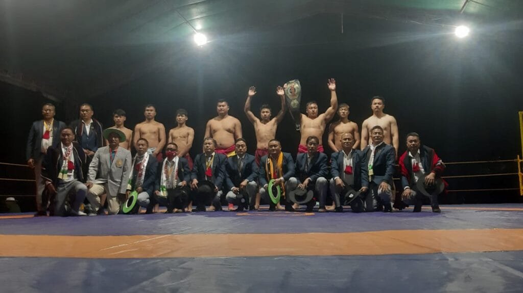 Reigning champion Venuzo Dawhuo retains title at the Naga Wrestling Championship meet 2022 2 Venuzo Dawhuo
