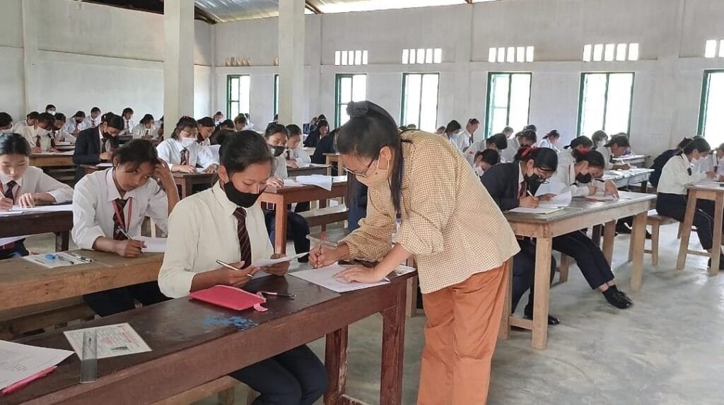 Board exam for Class 12 begins; 28,400 candidates appearing at 118 exam centres across the state 2 Students Senapati