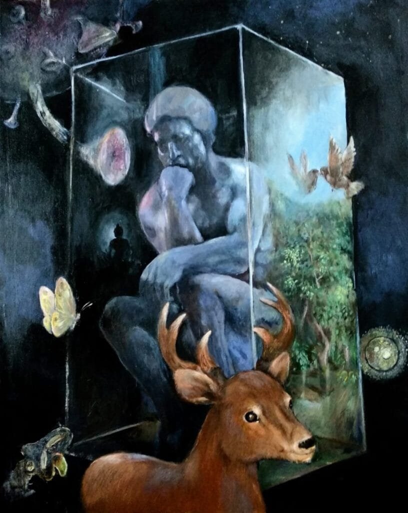 Brahmaputra heritage centre exhibits art works 2 Champak Barbara 2 2