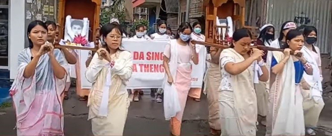 Students observe 57th ‘Hunger Marchers’ Day’ with a massive rally in Imphal