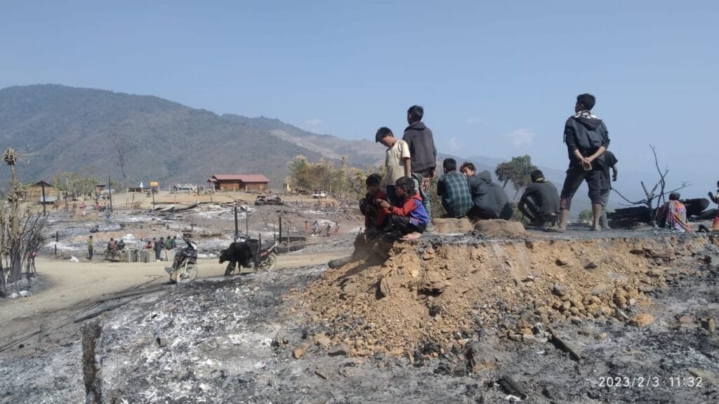 Global Naga Forum sends Relief Mission to fire victims of Solo Chiu Village: a report 2 60 houses razed to ashes in Naga Administered Zone in Myanmar village