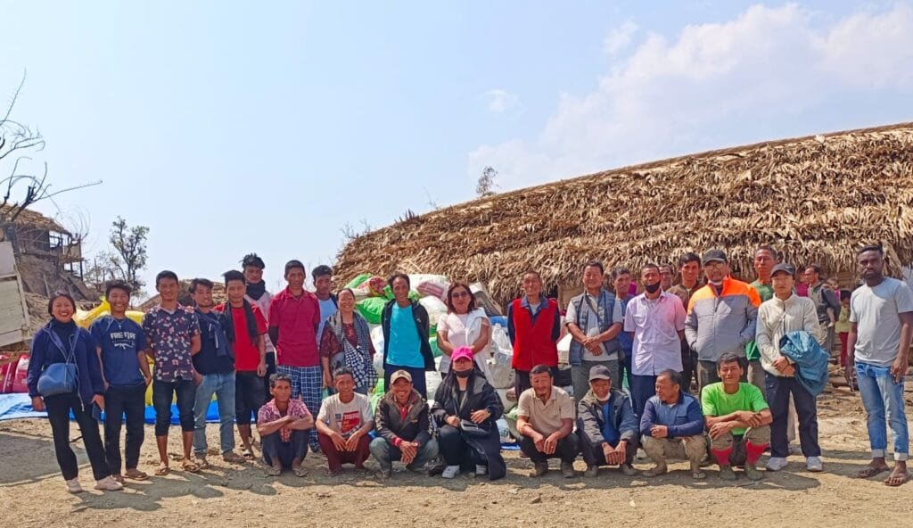 Global Naga Forum sends Relief Mission to fire victims of Solo Chiu Village: a report 4 Relief Mission to fire victims of Solo Chiu Village