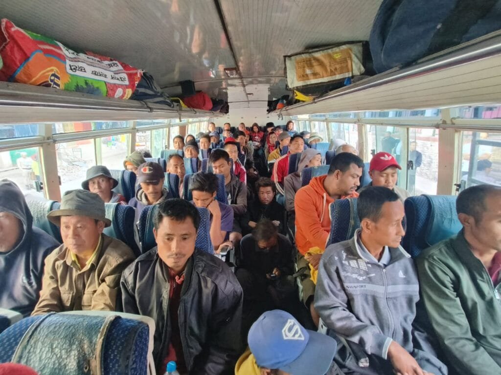 Meitei Stranded at Ukhrul