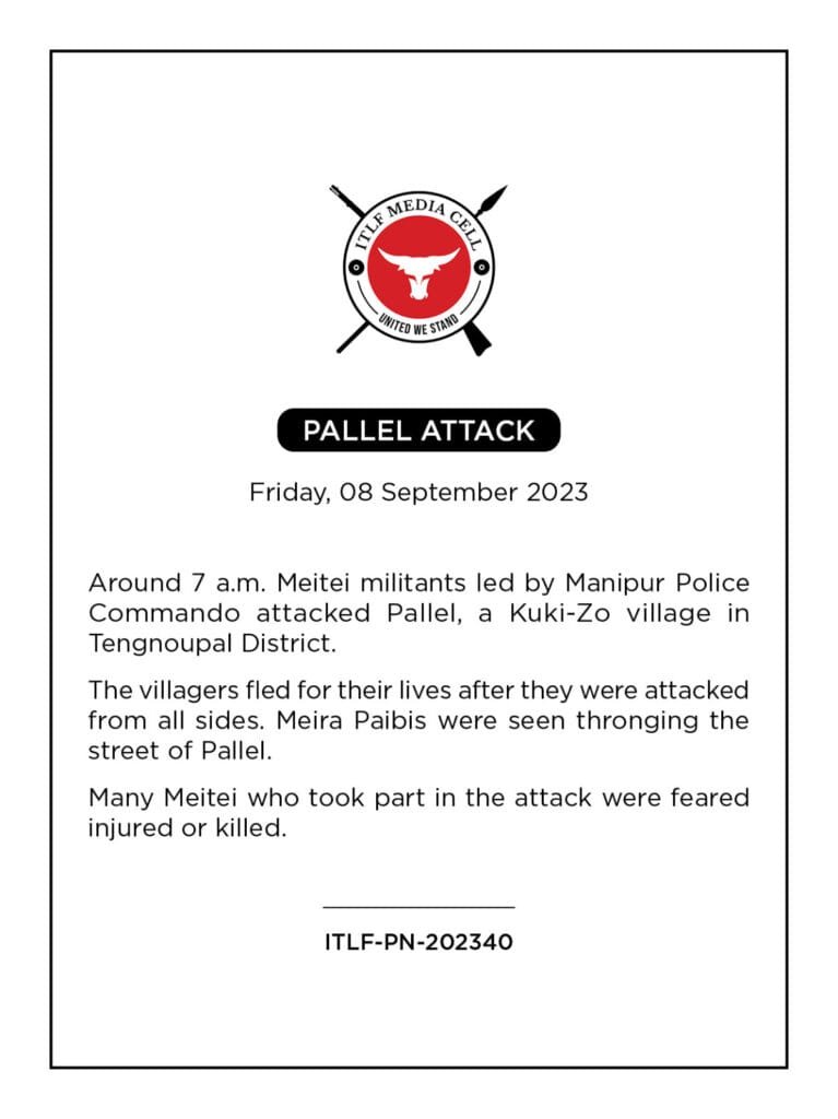 Heavy firing at Pallel leaves 3 Manipur commandos injured; 1 agitator killed, several injured 1 ITLF 1