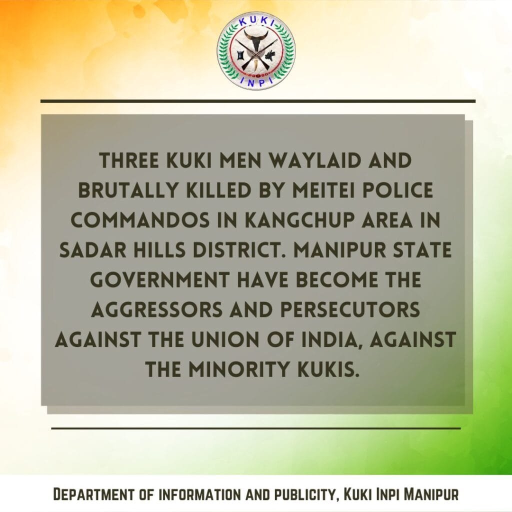 3 Kuki-Zo killed in Manipur Violence 1 kim