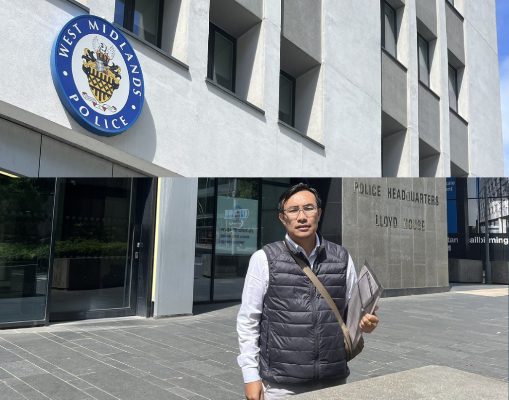 Khuraijam Athouba Files Complaint Against Birmingham University Lecturer Uday S. Reddy with UK Police Over Alleged Involvement in Manipur Conflict Copy